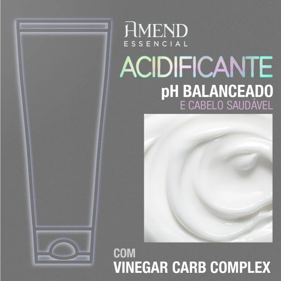 Textura da máscara Acidificante com Vinegar Carb Complex